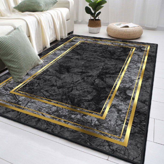 Conceptum Els2424 Alfombra de Terciopelo Multicolor 160 x 230 cm